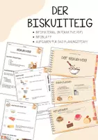 Vorschau - Arbeitsblätter - Der Biskuitteig - Grundrezepte in der Küche - Deckblatt