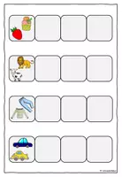 Vorschau - Fördermaterial/Inklusion - Klettmappe, Gruppenbildung, Förderschule, TEACCH - Seite 3