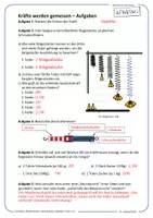 Vorschau - Arbeitsblätter - Physik - Hookesches Gesetz - Kräfte messen - Mechanik - Seite 3