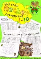 Vorschau - Spiele - Lustige Rechenlabyrinthe - ZR 1-10 - Addition und Subtraktion - Deckblatt