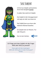 Vorschau - Arbeitsblätter - Satzgliedertraining mit den Superhelden - Susi Subjekt - Seite 2