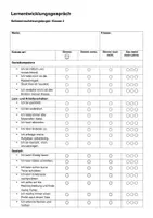 Vorschau - Arbeitsblätter - Lernentwicklungsgespräch Grundschule. Einschätzungsbogen (editierbar) - Seite 3
