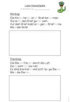Vorschau - Arbeitsblätter - Lese-Mal-Hausaufgabe -ie (passend zu TINTO) - Seite 1