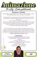 anteprima - Materiale interattivo - Animazione gif | cuori in stile patchwork | uso commerciale - Pagina 1