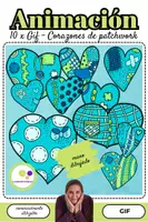 Vista previa - Juegos / Gamificación - Animación gif | corazones en estilo patchwork | comercial - Portada