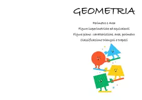 anteprima - Materiale di supporto/inclusione - GEOMETRIA - libretto - Pagina di copertina