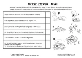 Vorschau - Arbeitsblätter - Prophet NOAH 🌙 - Arbeitsblätter - IRu/Interreligiös - Seite 3