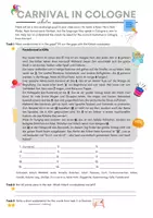 Vorschau - Arbeitsblätter - Mediation Carnival in Cologne - Deckblatt
