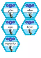 Vorschau - Unterrichtsreihen - Deutsch - Bienenwaben - Wortfelder - Legematerial - Seite 1