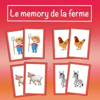 Aperçu - Jeux - Le memory de la ferme - Page de couverture