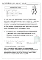 Vorschau - Arbeitsblätter - Quiz zum Demokratie-Check - mit Lösung - Seite 2