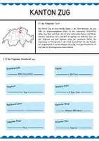 Vorschau - Arbeitsblätter - Schweizer Kantone - Zug (Arbeitsblatt + Lösung) - Seite 2