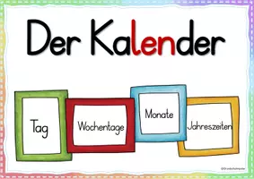 Vorschau - Unterrichtsreihen - Unterrichtsreihe: Das Jahr (Klasse 1+2) - Seite 3