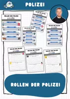 Vorschau - Arbeitsblätter - Polizei: Rollen der Polizei - Deckblatt