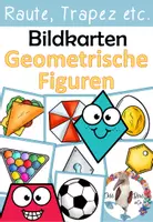 Vorschau - Präsentationen/Tafelbilder - Geometrische Formen / Ebene Figuren 2D - Zuordnungskarten und Bildkarten - Deckblatt