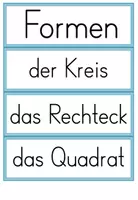 Vorschau - Präsentationen/Tafelbilder - Geometrische Formen / Ebene Figuren 2D - Zuordnungskarten und Bildkarten - Seite 2