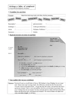 Vorschau - Arbeitsblätter - Writing - A letter of complaint (2 Arbeitsblätter mit Lösungen) - Seite 3