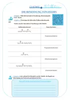Vorschau - Arbeitsblätter - Zuordnung und Übung: Nomenklatur von Estern - Seite 1
