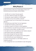 Vorschau - Arbeitsblätter - Arbeitsblatt Aktiv Passiv erkennen - Seite 1
