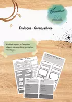 Vorschau - Arbeitsblätter - Dialogue - Giving advice (teenage problems) - Deckblatt