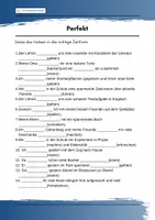 Vorschau - Arbeitsblätter - Arbeitsblatt Zeitformen Perfekt - Seite 2