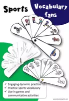 Vista previa - Manualidades / Dibujos para colorear - Sports vocabulary fans | ESL EFL interactive craft - Portada