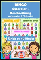 Vorschau - Stationenlernen - Ostereier - Bingo Beschreiben üben - Deckblatt