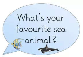 Vorschau - Arbeitsblätter - Class interview - "What´s your favourite sea animal?" - Seite 3