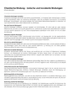 Vorschau - Arbeitsblätter - Chemische Bindung - Ionische und kovalente Bindungen (Infotext und Übungen) - Deckblatt