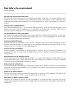 Vorschau - Arbeitsblätter - Das Bohr'sche Atommodell (Infotext und Übungen) - Deckblatt