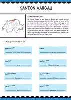 Vorschau - Arbeitsblätter - Schweizer Kantone - Aargau (Arbeitsblatt + Lösung) - Seite 2