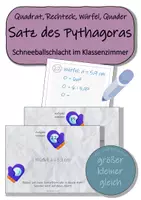 Vorschau - Spiele - Materialpaket - Schneeballschlacht (Mathematikspiel) - Seite 1
