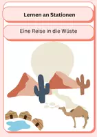 Vorschau - Spiele - Lernzirkel: Das Leben in der Wüste - Deckblatt