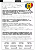 Vorschau - Arbeitsblätter - Lückentext Moldawien - Seite 1