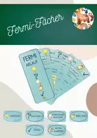 Vorschau - Fördermaterial/Inklusion - Fermi-Aufgaben Bearbeitungshilfe - Fächer - Deckblatt