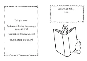 Vorschau - Anderer Materialtyp - Leseraupen - Lesemotivation für Leseanfänger - Seite 1
