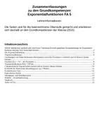 Vorschau - Mal- und Bastelvorlagen - Exponentialfunktionen - interaktives Notizbuch - Seite 1
