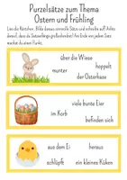 Vorschau - Arbeitsblätter - Purzelsätze Ostern & Frühling - Seite 2