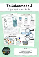 Vorschau - Arbeitsblätter - Aggregatzustände - Das Teilchenmodell - Deckblatt