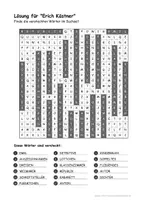Aperçu - Feuilles d'exercices - Quiz sur Erich Kästner (ses oeuvres, sa vie, politique) - Page 1