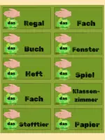 Vorschau - Fördermaterial/Inklusion - Klassenzimmer DaZ/DaF Beschriftung + Blanko Vorlagen - Seite 3