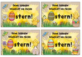 Vorschau - Bildkarten - Grußkarten für Ostern und die Osterferien / Osterferiengruß - Seite 2