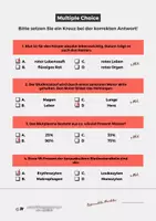 Vorschau - Arbeitsblätter - Multiple Choice Test: Blutgruppen und Bluttransfusionen - Seite 2