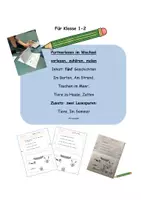 Vorschau - Arbeitsblätter - lesen, zuhören, malen, Lesen mit Lesepartner (abwechselnd). Nr. 2 - Deckblatt