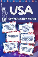 Vorschau - Spiele - USA - Speaking Prompts & Conversation Starters - Deckblatt