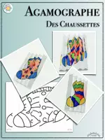 Aperçu - Feuilles d'exercices - AGAMOGRAPHE „DES CHAUSSETTES“ (illusion d‘optique) - colorier & plier #WorldDownSyndromDay #InclusionMeans - Page de couverture