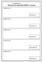 Vorschau - Spiele - Rationale Zahlen - Rechenralley - Seite 1