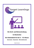 Vorschau - Arbeitsblätter - Deutsch | Rechtschreibung | Groß - und Kleinschreibung | 9. - 10. Klasse - Deckblatt
