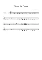 Vorschau - Arbeitsblätter - Beethoven „Ode an die Freude“ Glockenspiel 1 Stimme - Seite 2
