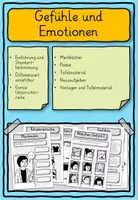 Vorschau - Stundenentwürfe - Gefühle Emotionen Klasse 1, 2, 3, 4 - Deckblatt